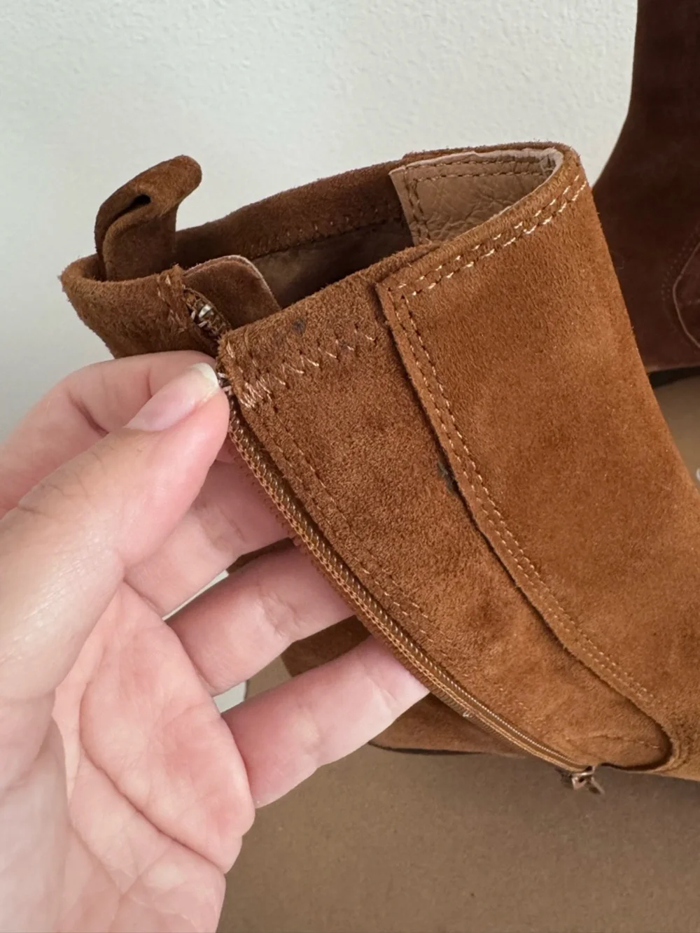 New Madewell The Idris Ankle Boot In Suede Size 9.5 - Picture 12 of 14